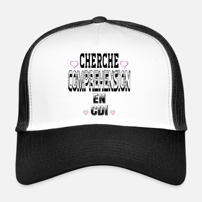 Cherche Compréhension en CDI Casquette trucker 