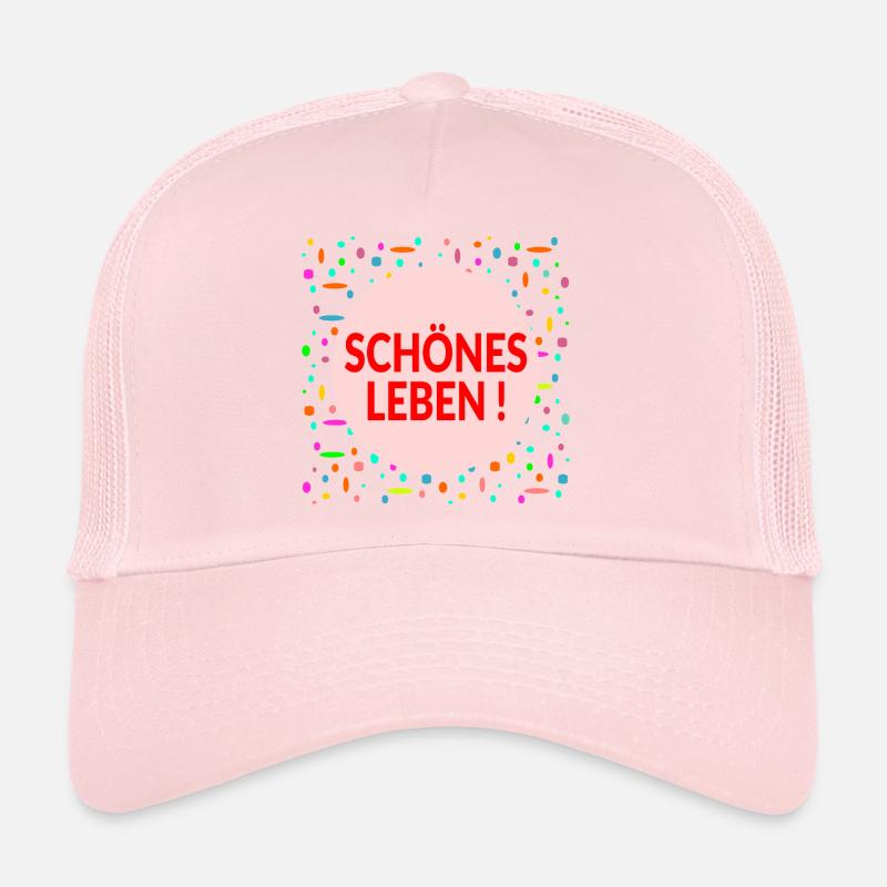 Lebensplan Schönes Leben Trucker Cap