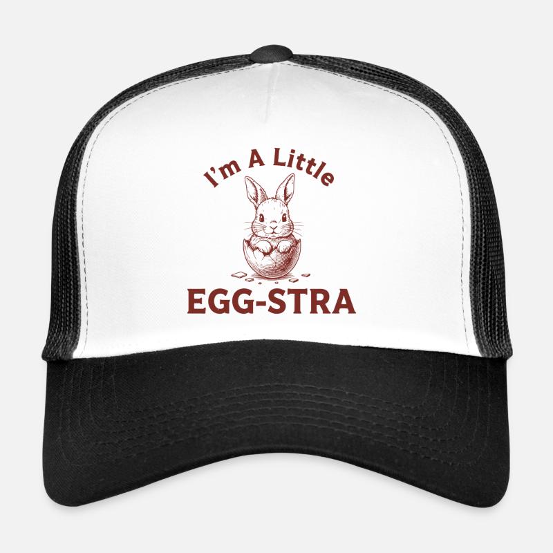 Egg-STRA Bunny Tee Trucker Cap