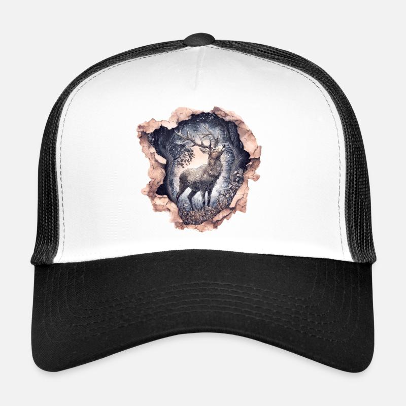 Cerf Ciel étoilé Casquette trucker 