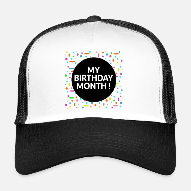Mon mois d’anniversaire Casquette trucker 