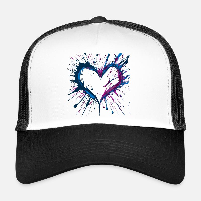 Heart dark inspiré de Key West Casquette trucker 