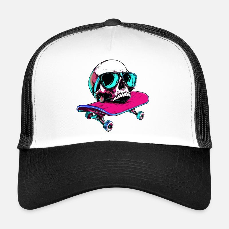 Totenköpfe Skateboard - 1990 Trucker Cap