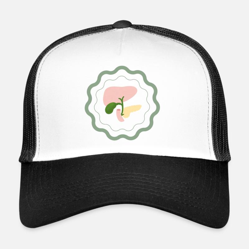 Anatomy Model - Trucker Cap - white/black