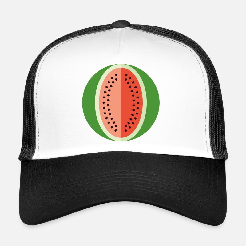 watermelon - Trucker Cap - Weiß/Schwarz