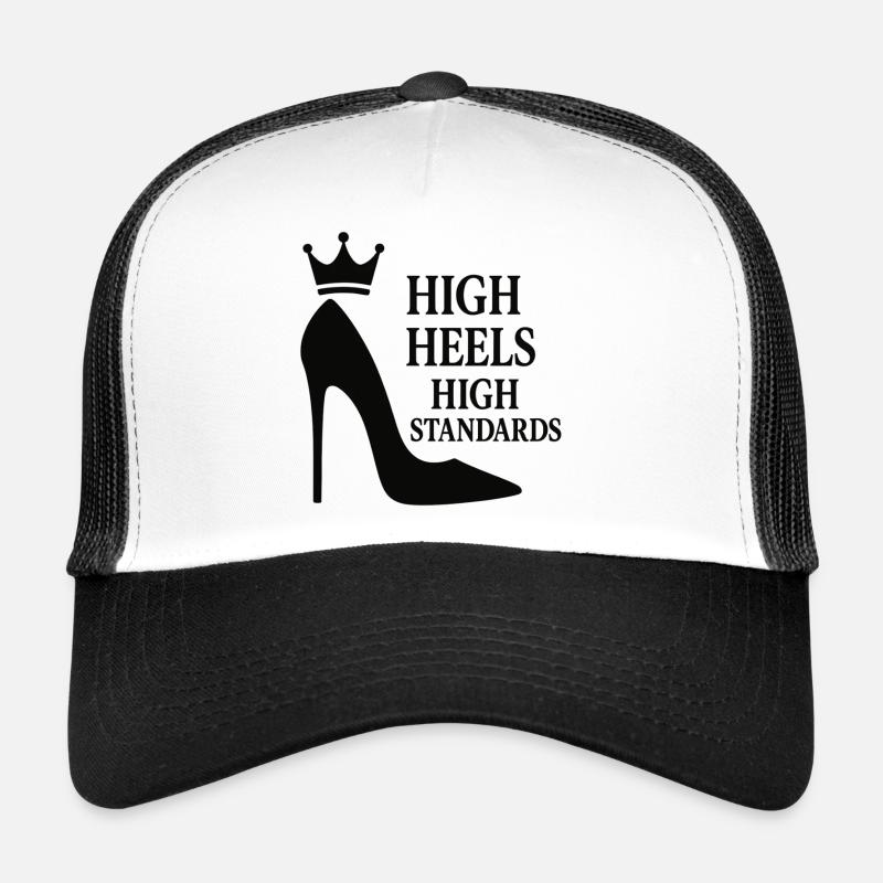Talons hauts : Normes élevées : Reine de la déclaration de puissance Casquette trucker 