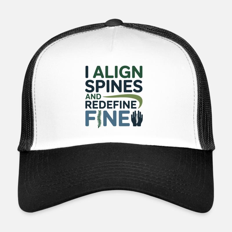 Ostéopathe I Aligner les colonnes vertébrales Redéfinissent Fine Casquette trucker 