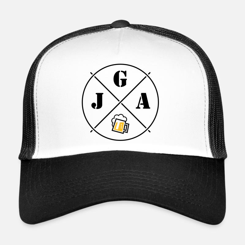 JGA Bier (Junggesellenabschied Kreis Symbol POS2C) Trucker Cap