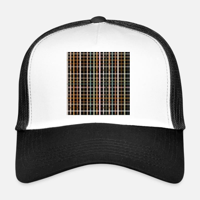 Raster Karo Muster Trucker Cap