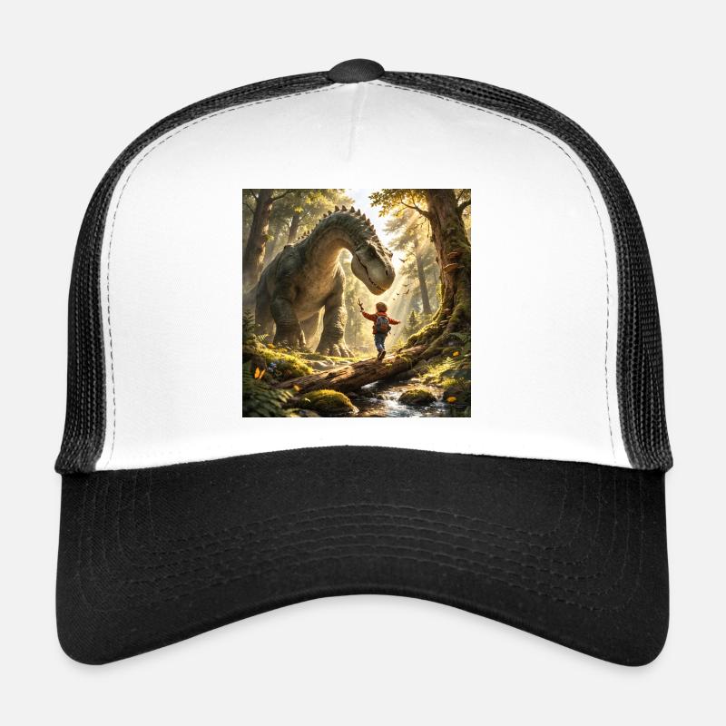 Drachenfreund Begegnung im Wald Trucker Cap