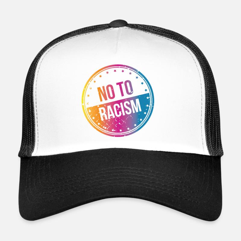 Non au racisme Casquette trucker 