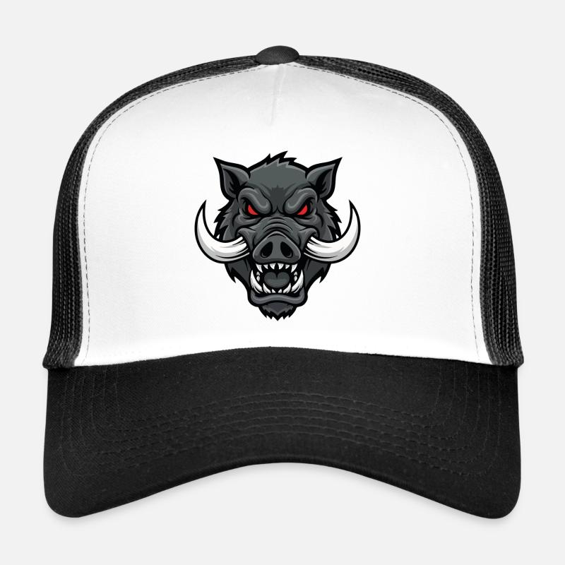Alpha Boar Wrath Maskottchen-Maskottchenkopf Trucker Cap