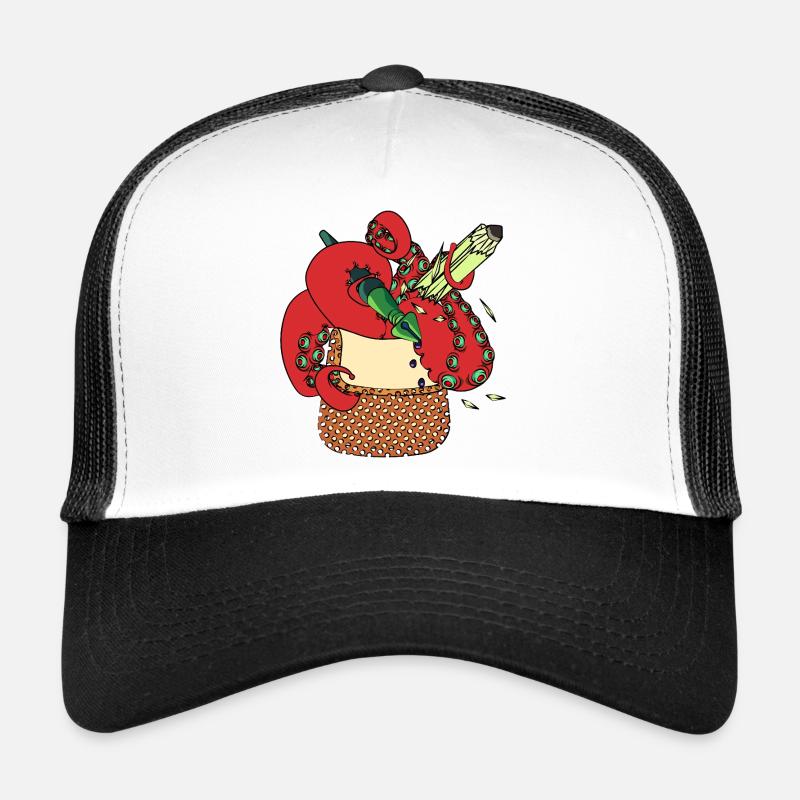 STÜCK DES ABGRUNDS - Trucker Cap - Weiß/Schwarz