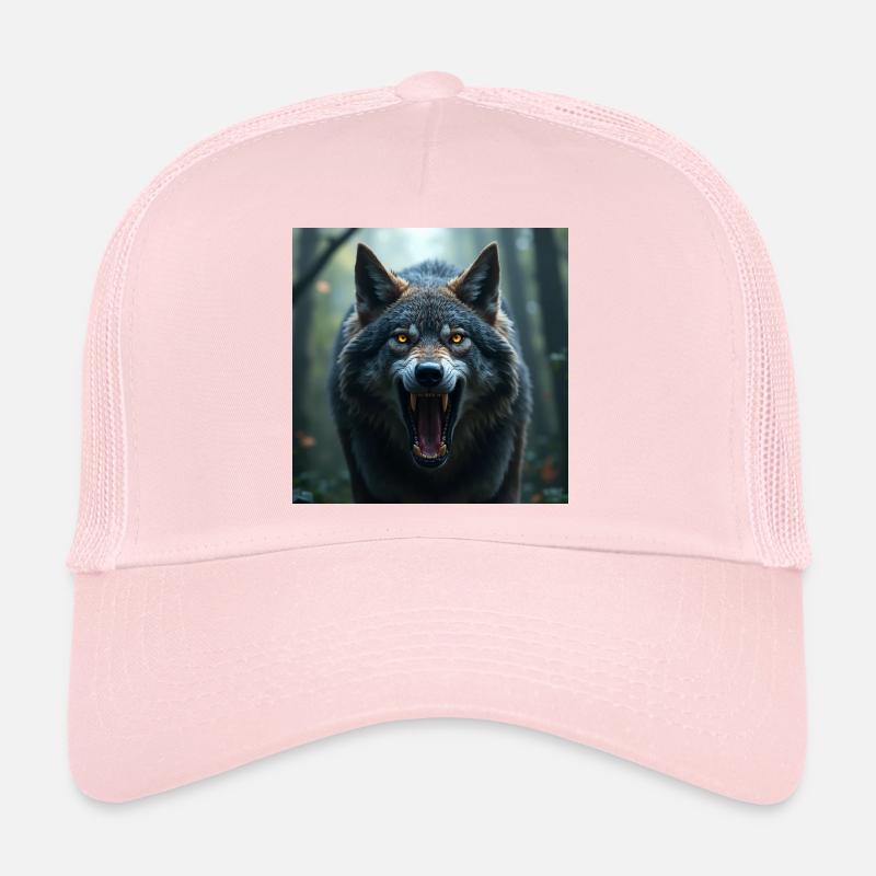Loup agressif Casquette trucker 