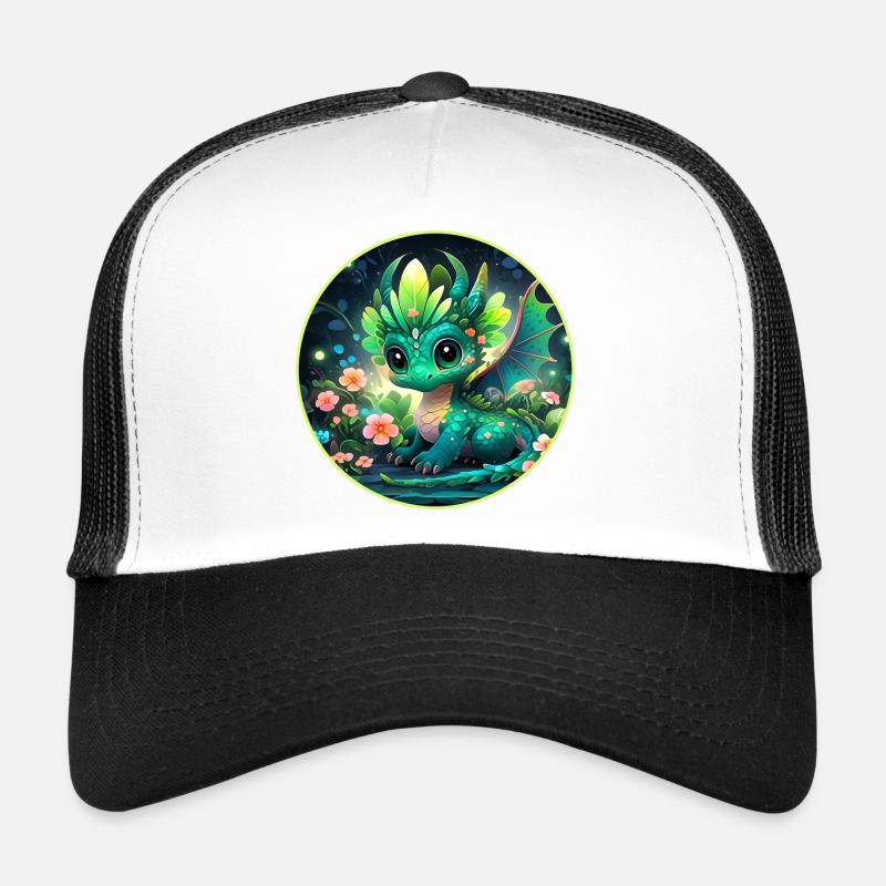 Dragon Cub in the Rainforest Trucker Cap