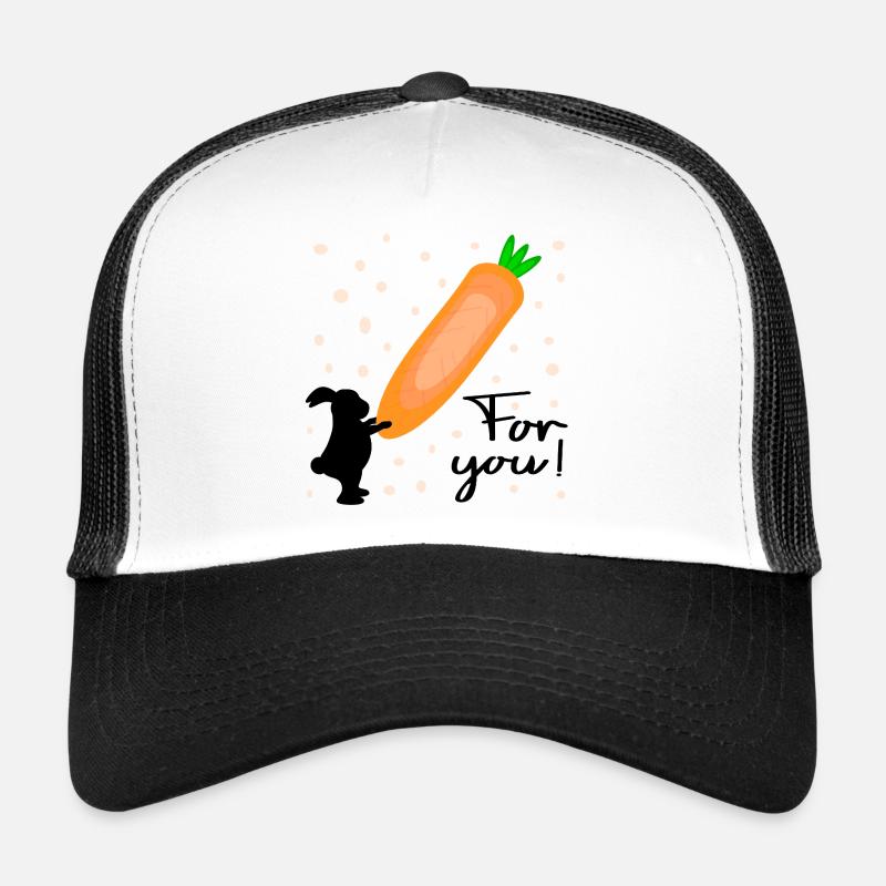 Carotte Lapin de Pâques Casquette trucker 