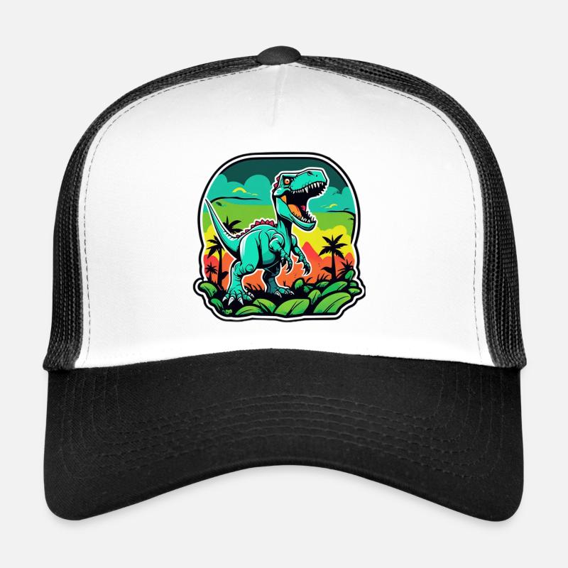 T-Rex Tropical Néon Casquette trucker 