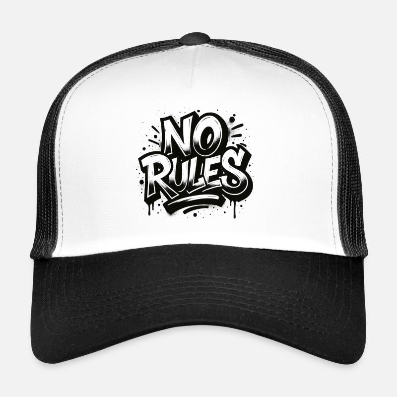 Keine Regeln Graffiti Design Trucker Cap