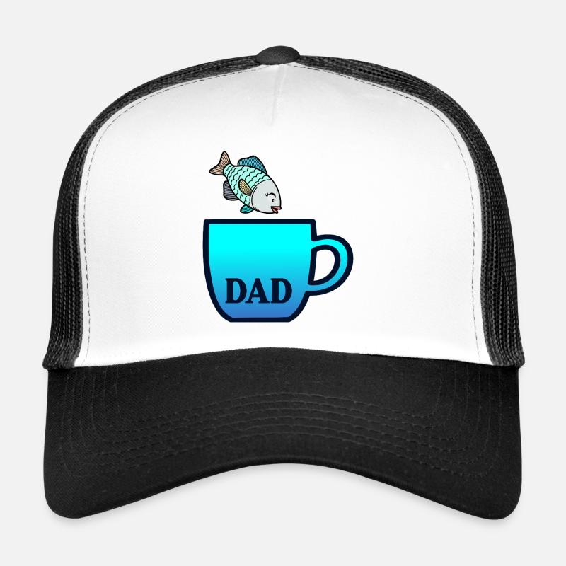 Fishing Dad Coffee Trucker Cap