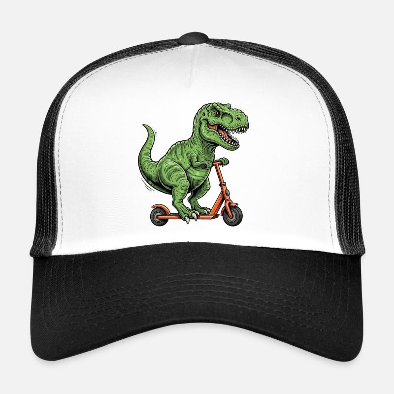 Dinosaurier-T-Rex auf dem Roller Trucker Cap