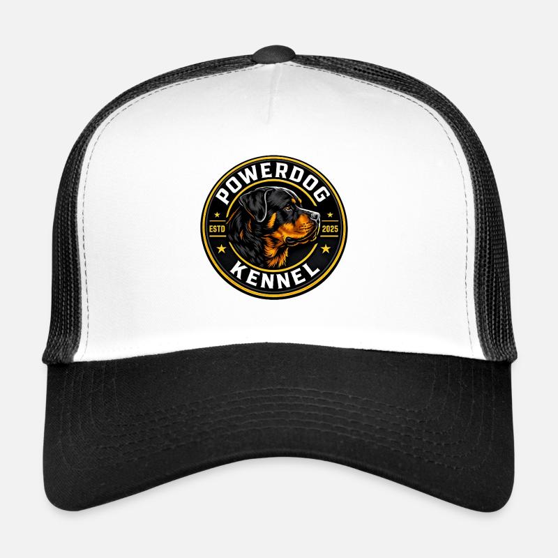 Emblème de chenil PowerDog Rottweiler Casquette trucker 