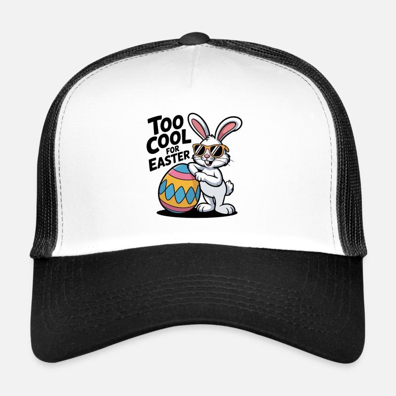Osterhase mit Sonnenbrille und Ei Trucker Cap