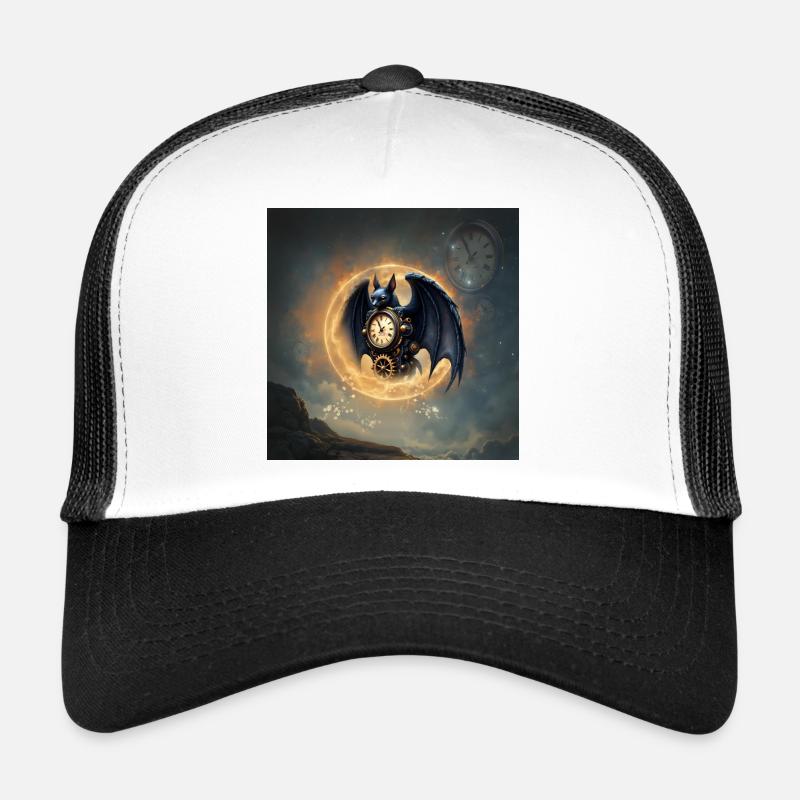 Montre ailée steampunk Casquette trucker 