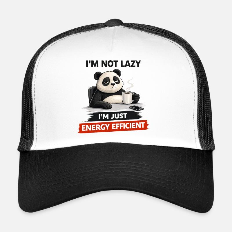 Energieeffizienter Panda Brew Trucker Cap
