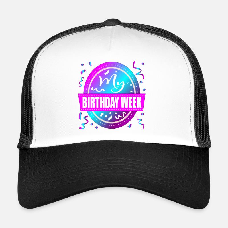 Célébration de ma semaine d’anniversaire Casquette trucker 