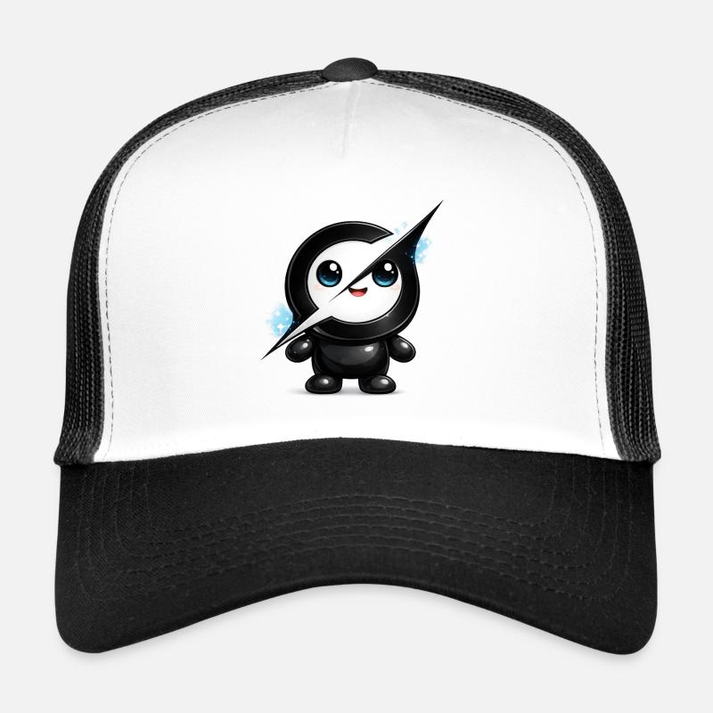 Cute AI Lightning Grok Mascot Sticker Casquette trucker 