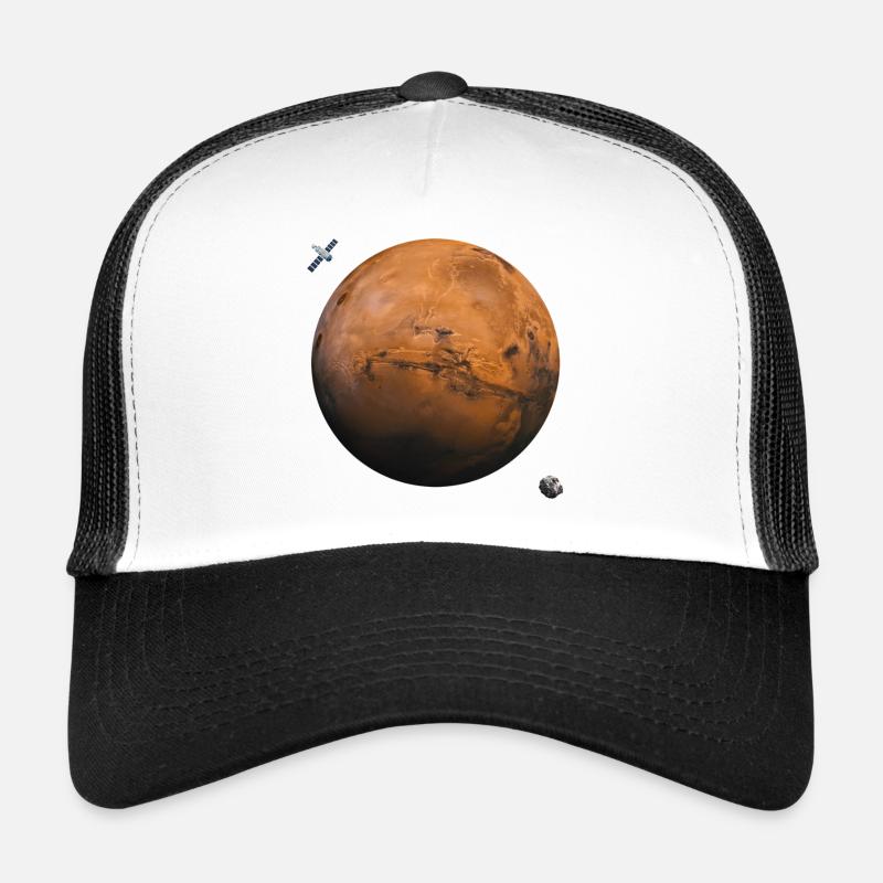 Planet Mars - Trucker Cap - white/black