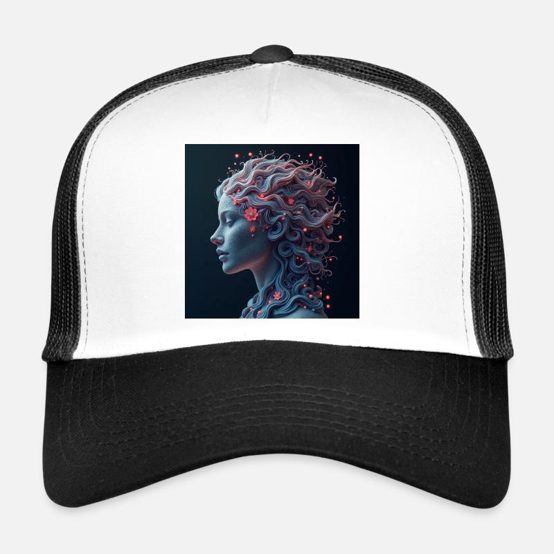 Whimsical feminine art Trucker Cap