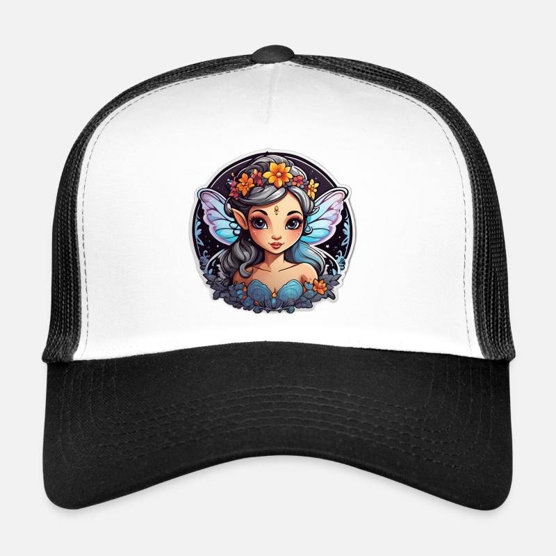 Nachtaktive Blumenfee Trucker Cap