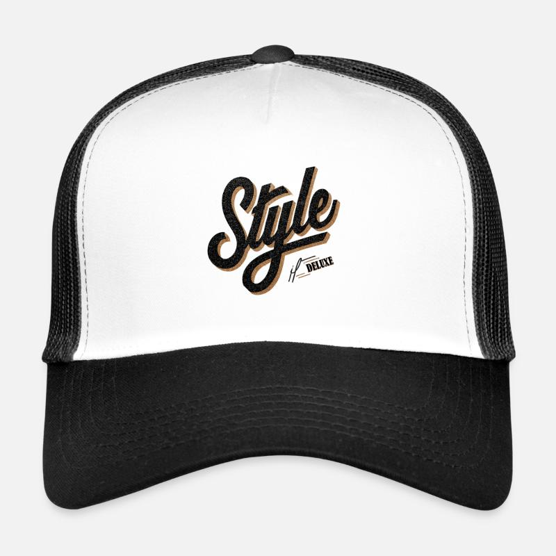 Lettrage Deluxe de style rétro Casquette trucker 