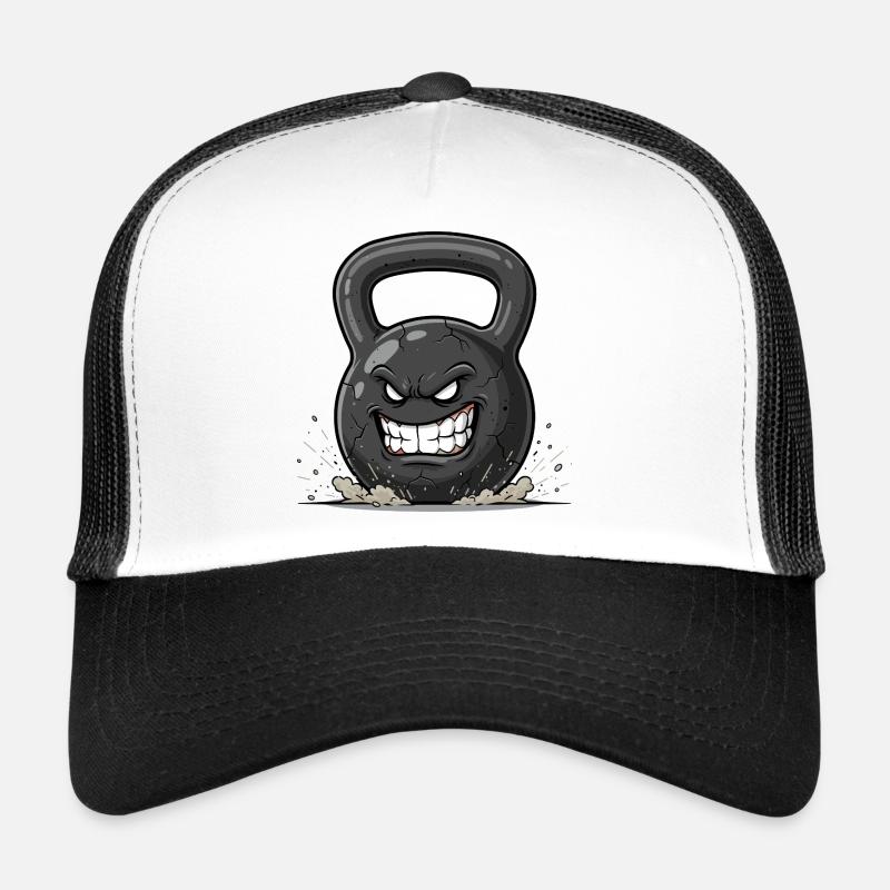 Kettlebell en colère – Explosion de force Casquette trucker 