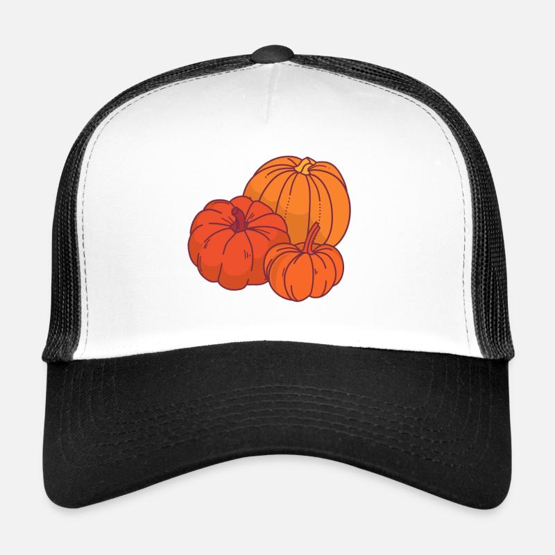 Cartoon-Stil Kürbisse Trucker Cap