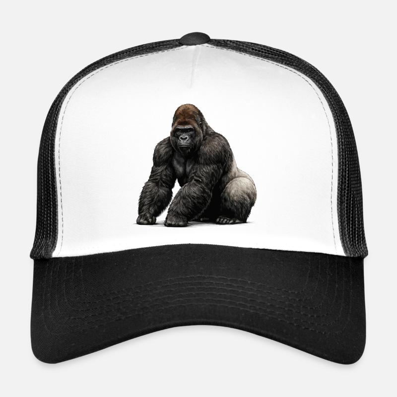 Animal sauvage gorille Casquette trucker 