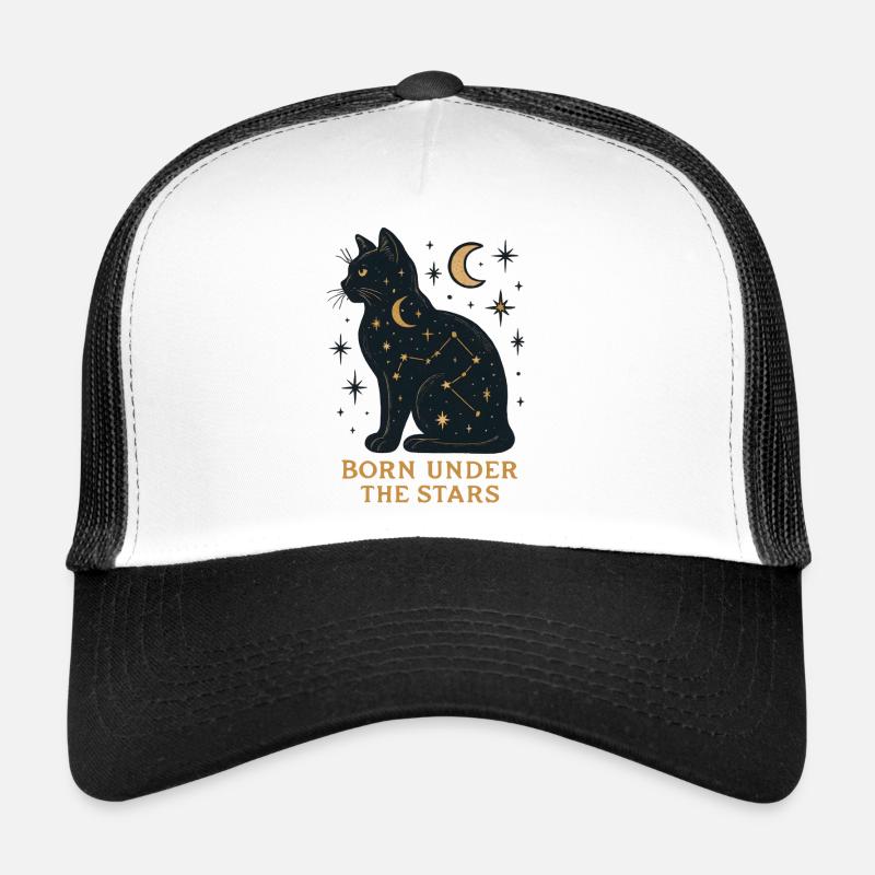 Chat Étoilé parmi les Étoiles Casquette trucker 