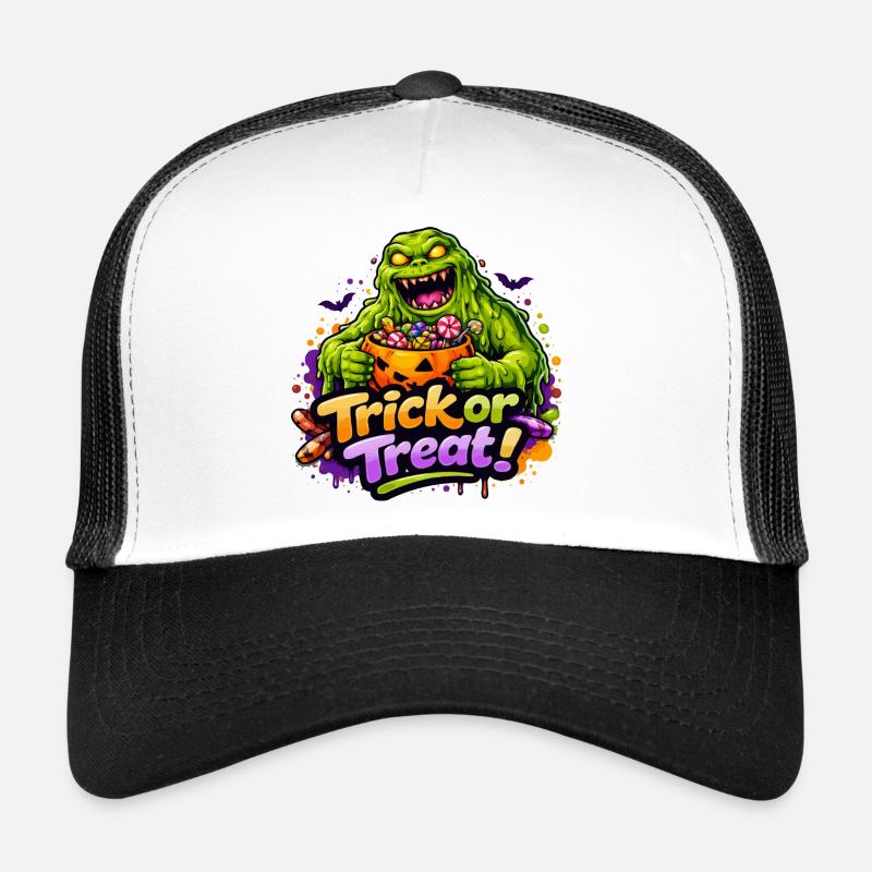 schleimmonster-trick-or-treat Trucker Cap