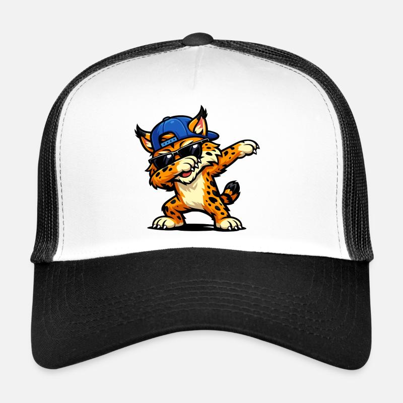 Dabbing Bobcat Trucker Cap
