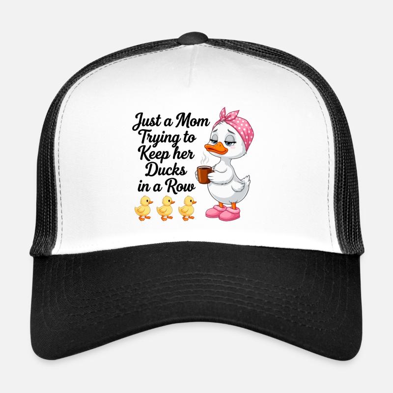 Mom tries to keep her ducks in line Trucker Cap
