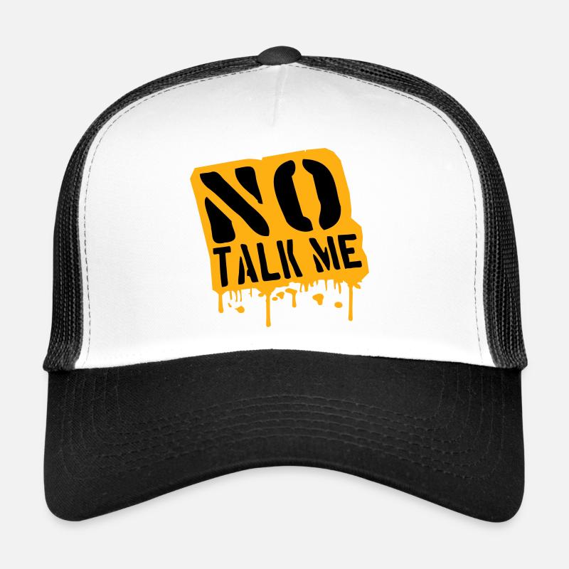Pas de discours introverti antisocial drôle Casquette trucker 