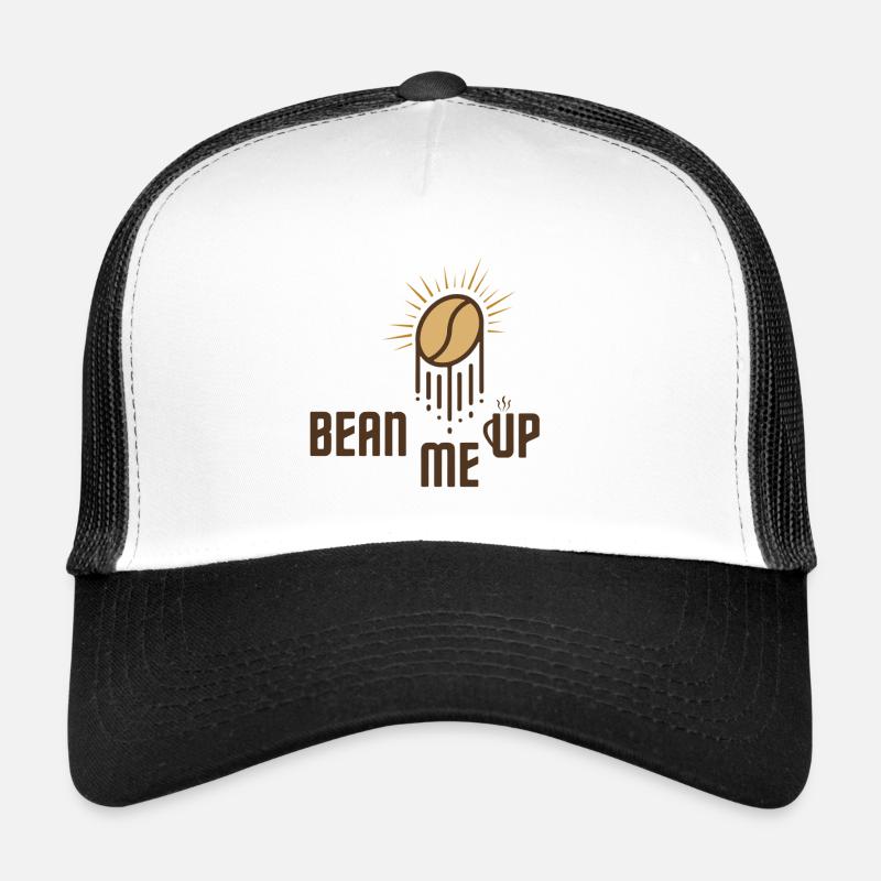 Bean Me Up: Kaffeebohne geht in die Atmosphaere Trucker Cap