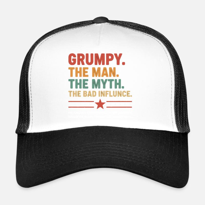 Grumpy – The Legend & the Bad Influence Trucker Cap
