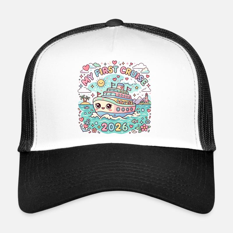 Ma première croisière en 2026 Casquette trucker 