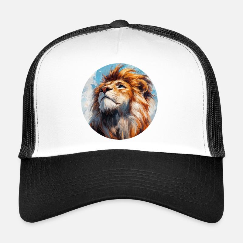 Design de Lion - Trucker Cap - white/black