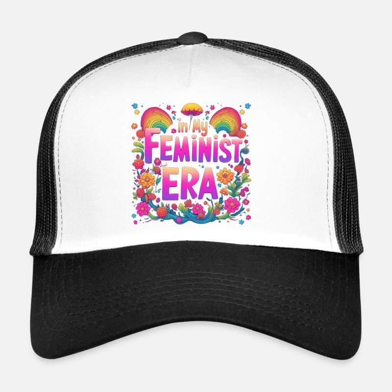 À mon époque féministe - psychédélique Casquette trucker 
