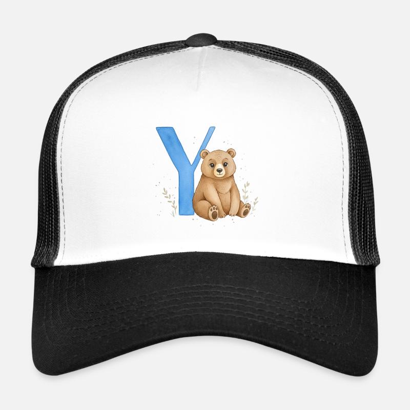 Y mit Bär – Wasserfarben Trucker Cap