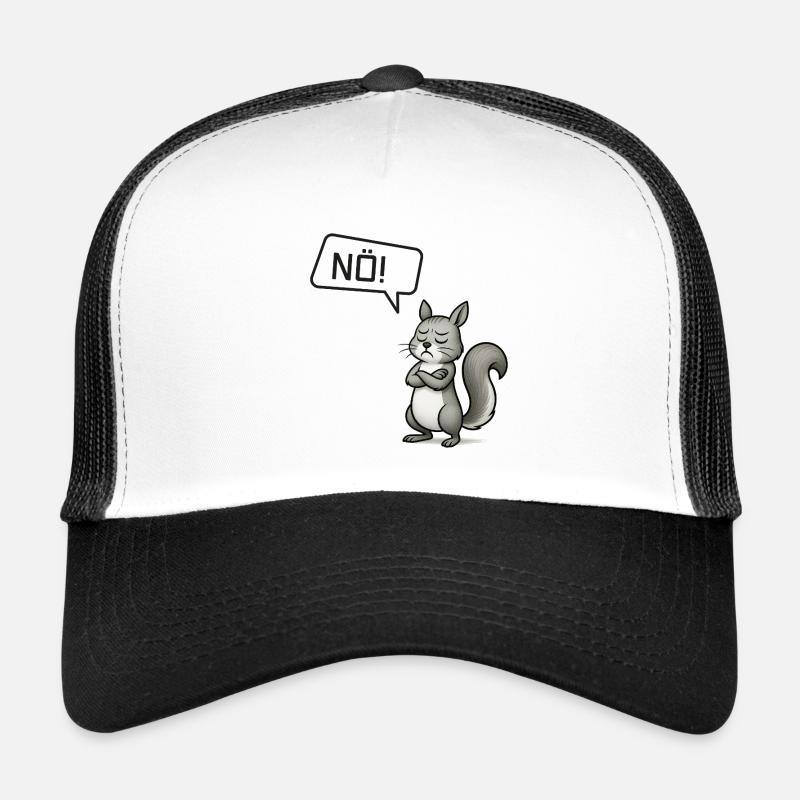 Nö! Eichhörnchen – Kleiner Sturkopf im Wald Trucker Cap