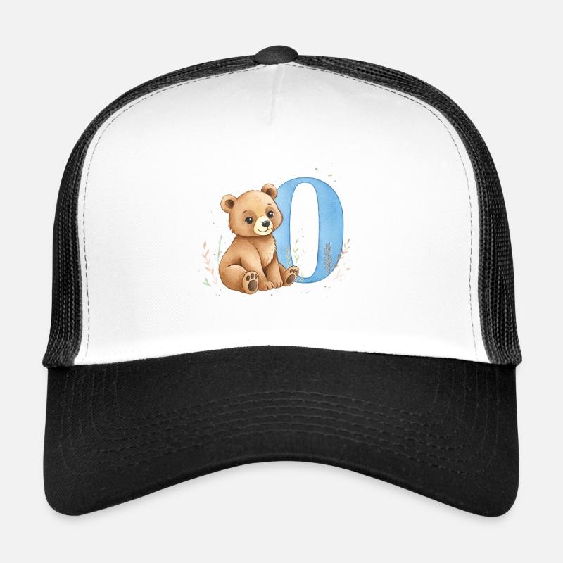 Supportez la lettre O Casquette trucker 